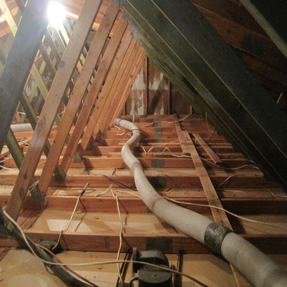 Clean Attic After Insulation Removal